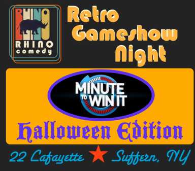 Retro Game Show Minute to Win ssq Halloween