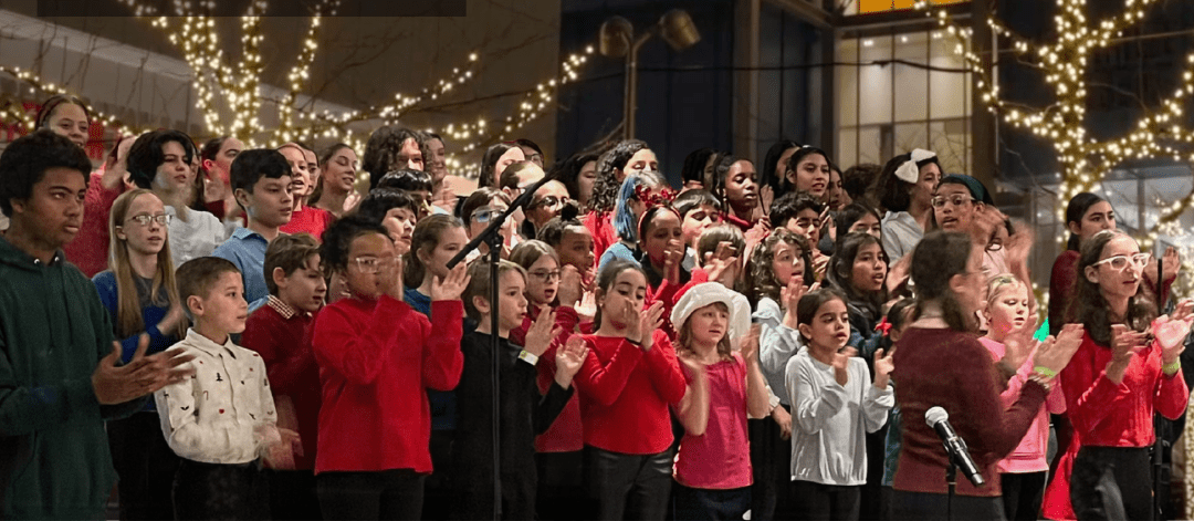 EVC Holiday Caroling at The Forum 2025 Square