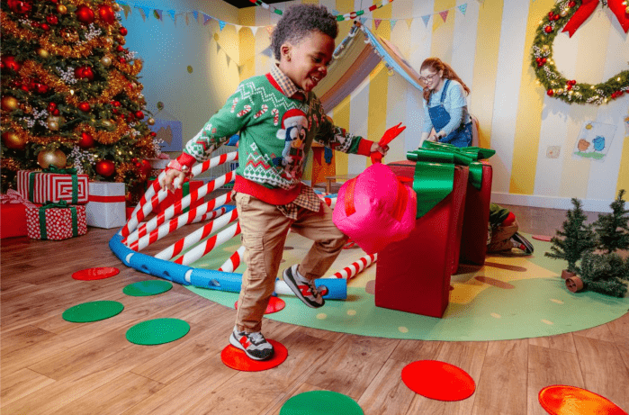 Blue X Camp: Bluey Christmas transforms