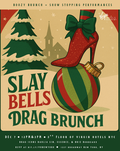 Unwrap the season with Slay Bells Drag B