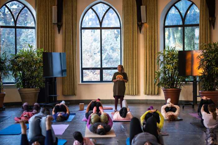 Yoga returns to the majestic Armor Hall