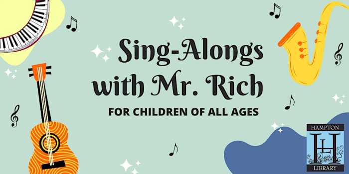 For children of all ages. Come sing, dan