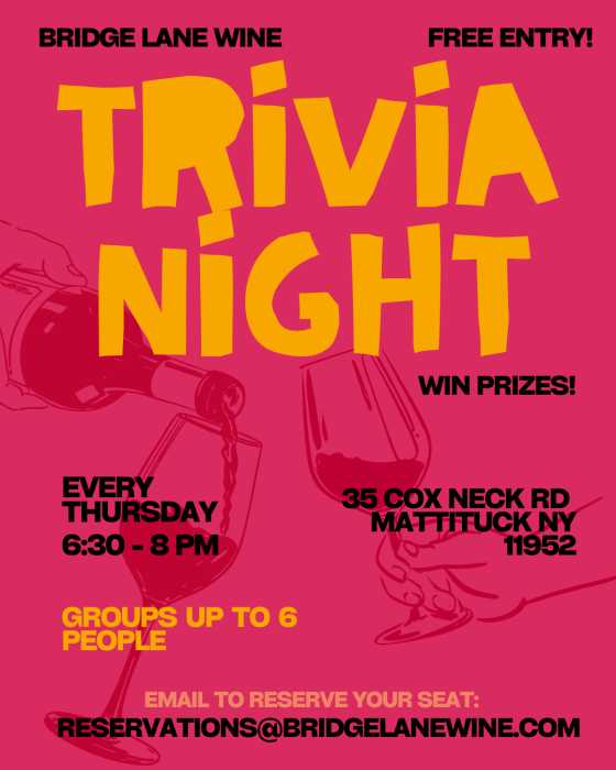 Put your knowledge to the test at Trivia