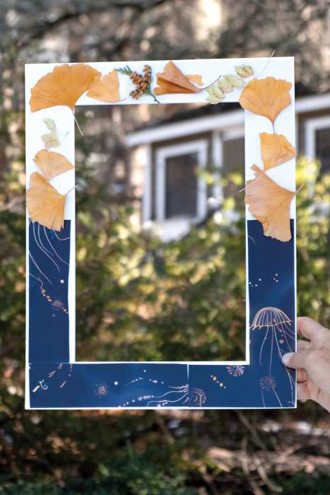 Decorate picture frames, or “windows,” w