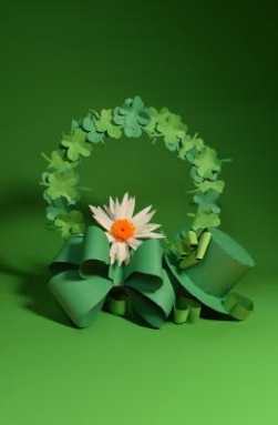 Shamrock Wreath Making